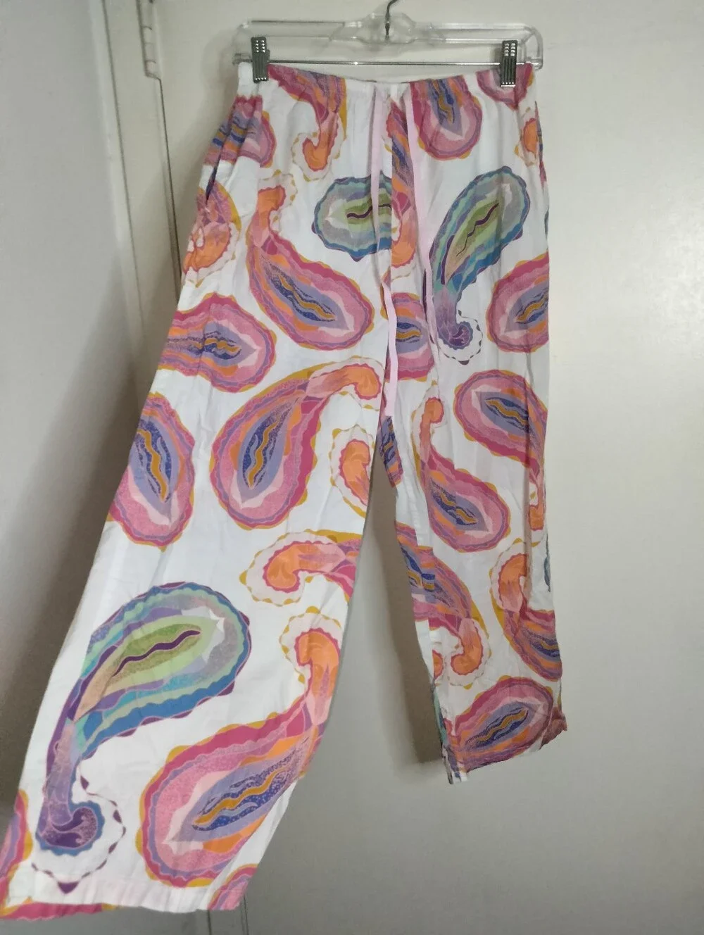 The Cat's Pajamas (Sz S) Multicolored Paisley-Print Short-Sleeve 2PC Pajama Set